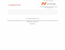 Tablet Screenshot of counterecon.com